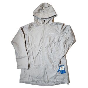 Columbia Switchback Lined Long Jacket Women’s Large Citrus Grey NWT